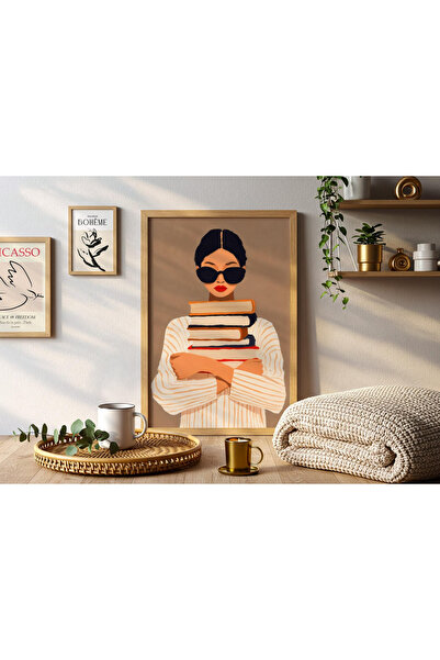 Tuba Decor Sufragerie cu cadru din lemn dintr-o singură bucată, sufragerie, b...