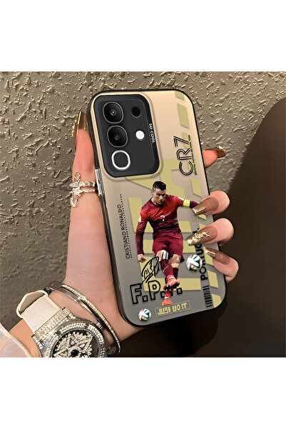 Hontinga حافظة هاتف Vivo Y29 متوافقة مع الحافة السيليكونية الصلبة والمضادة لل...