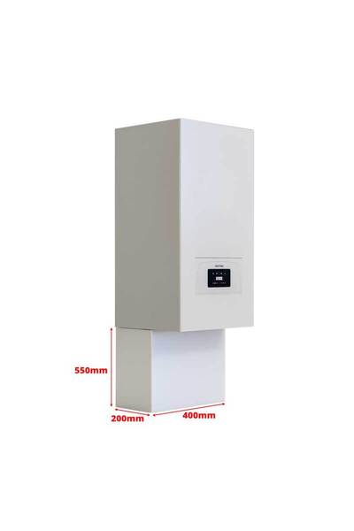 OEM Lucmi Central Heating Pipe Cover, 18mm Plywood, Matt White, ABS Edge 40 x...