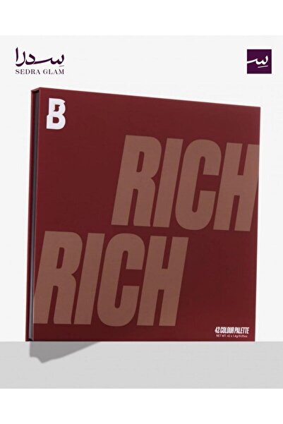 sedra glam Beauty by Rich 42 Color Eyeshadow Palette