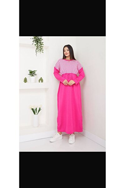 moda dıcasso Long Dress with Goose Feet Hem