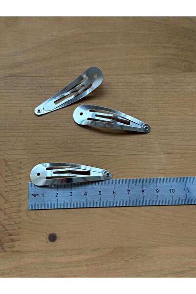 EGOMİ Metal Snap Buckle Set 20 Pieces – Stainless Steel Hair Clips, Durable a...