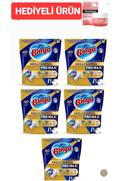 Bingo Tabletă pentru mașina de spălat vase Smart Capsule Pro Max 5 PACHET 40 ...