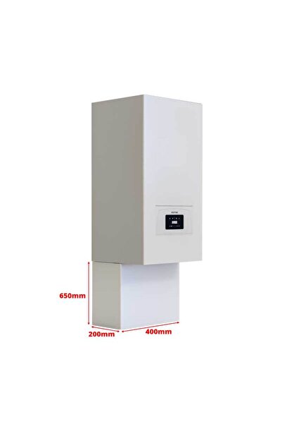 OEM Masca Țevi Centrala Termică Lucmi, Pal 18mm, Alb mat, Cant ABS 40x20x65 (h)