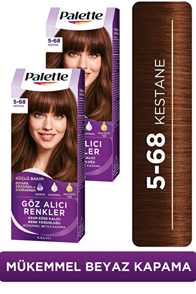 Palette Göz Alıcı Renkler 5-68 Kestane x 2 Adet