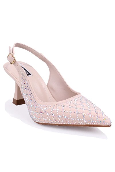 DAGOSTER Dza07-1143750 Gold Stiletto Heel U Evening Dress Women's Shoes