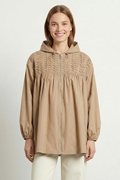 Soul جاكيت نسائي من ساول بغطاء رأس بسحّاب أمامي موسمي 32458CKT