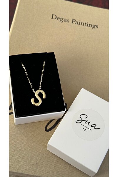 sua.co S Harf Kolye | Çelik