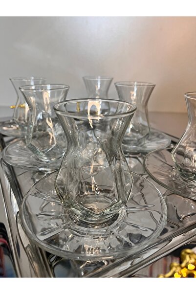 PAŞABAHÇE CAM Kristal Desenli Çay Bardağı