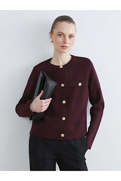 LC Waikiki Peak New Season Crew Neck Women's Knitwear Cardigan