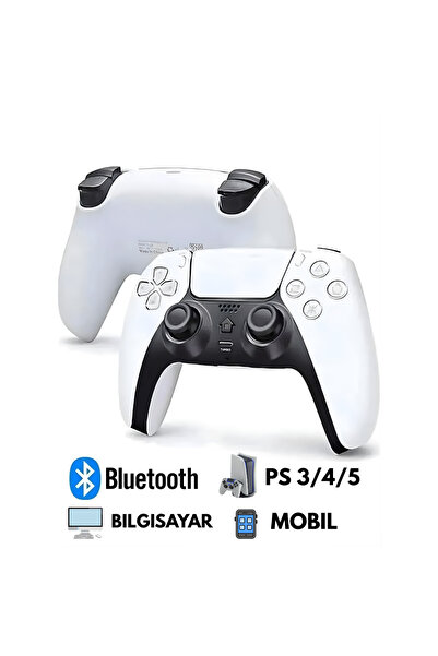 MATECHNO Kablosuz Oyun Kolu Joystick Bluetooth Oyun Kolu PS 3-4-5 PC Uyumlu W...