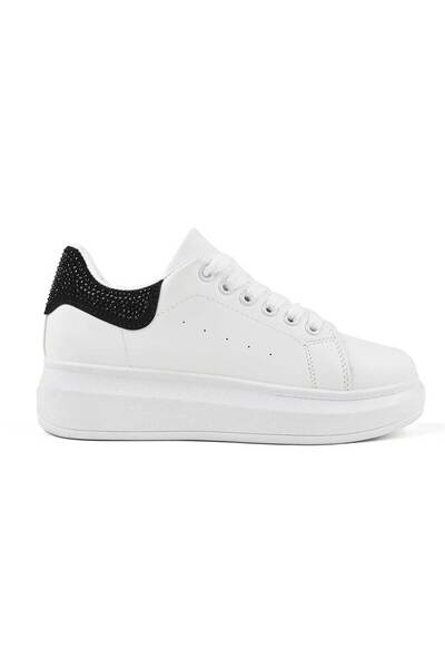 Tmall Women's Sports Shoes, -Leather, D1478, White with Black