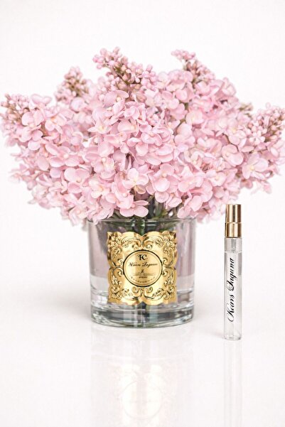 KEARS LAGUNA VELVET 8Li KOKULU LEYLAK ISLAK ÇİÇEK PEMBE GOLD ETİKET (amber,pu...