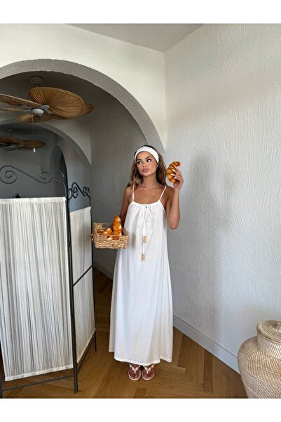 NAYRA LABEL Siena Bohem Askılı Maxi Elbise