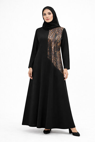 Mutlu City Γυναικείο φόρεμα μεσαίας ηλικίας Λεοπάρ μοτίβο τεμαχίων, ποιοτικό,...