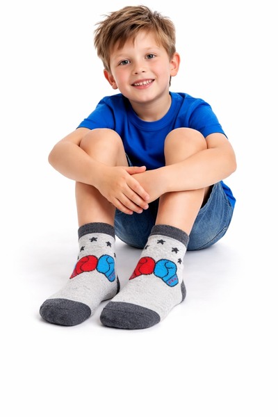 gigigiyim Boxing Glove Detailed Boys' Socks