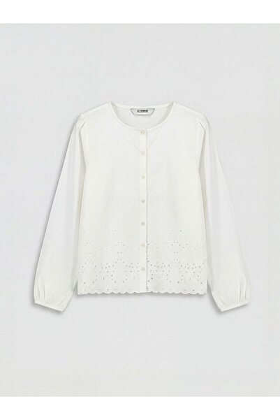 LC Waikiki Cămașă pentru fetiță cu detaliu Fisto