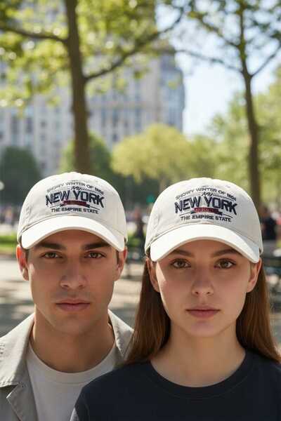 Aware Time Unisex Özle Washed Denim Cap Hat