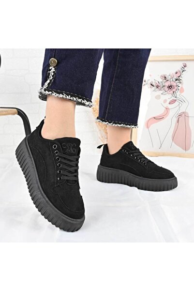 Tmall Pantofi sport pentru femei, - Piele, D1483, Negru