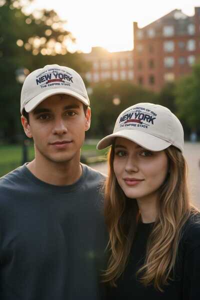 Aware Time Unisex Özle Washed Denim Cap Hat