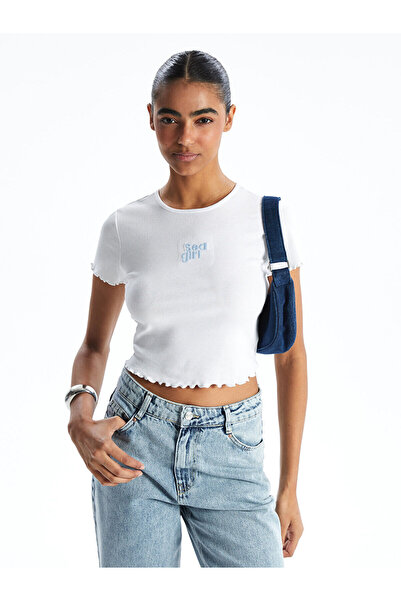 LC Waikiki Tricou pentru femei Nakisli Crew Neck New Season - S5GQ75Z8