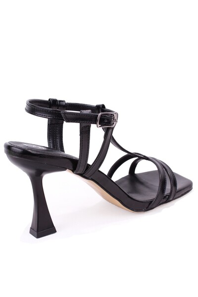 DAGOSTER Dza07-33709 Black 9 cm Thin Heeled Classic Women's Shoes