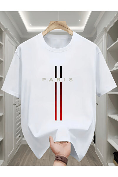 gencerco Παρίσι Ντικ με τύπωμα Πρέμιουμ oversized Μπλουζάκι