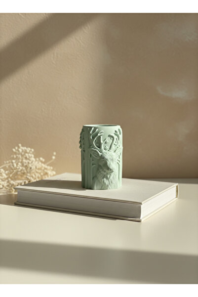 COLORMATE Geyik Figürlü Dekoratif Obje | Tealight Mumluk | Dekoratif | Hediye...