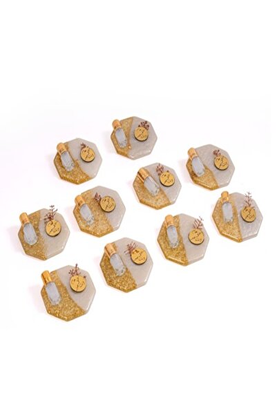 ard-ajdad 10 توزيعات ريزين مع مسك و عبارة مخصصة