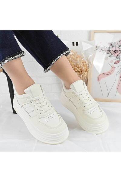 Tmall Pantofi sport pentru femei, - Piele, D1485, bej