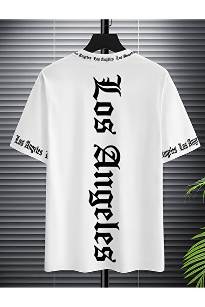 gencerco Λος Άντζελες με τύπωμα Πρέμιουμ oversized Μπλουζάκι