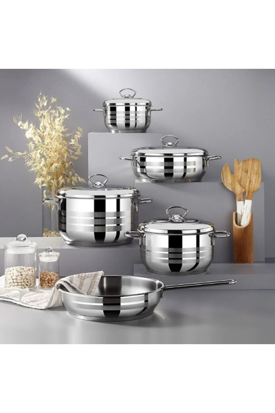 Bonera Diamond 9 Parça Tencere Seti