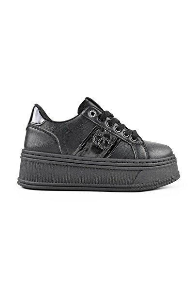 Tmall Women's Sports Shoes, -Leather, D1488, Black
