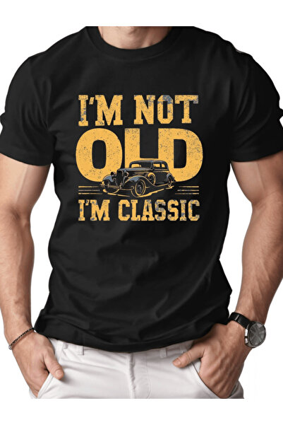 gencerco Δεν είμαι γέρος, είμαι ένα κλασικό με τύπωμα Premium oversized μπλου...