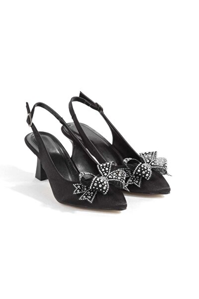 Zaza moda حذاء نسائي بكعب عالٍ مفتوح من الخلف أنيق ومريح Z007