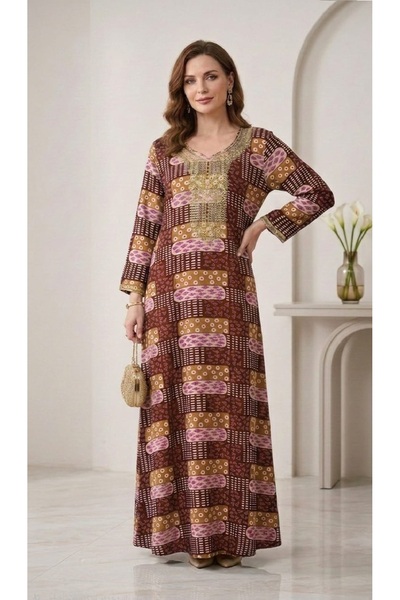 BRK Elegant Emirati-style jalabiyas and makhawir shirts, ready-made with new ...