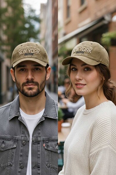 Aware Time Unisex Özle Washed Denim Cap Hat