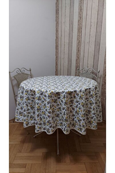 gonk Yuvarlak,country Desenli,duck (SIVI ITİCİ ,LEKE TUTMAZ) Kumaş,masa Örtüsü