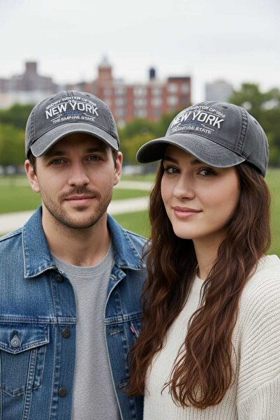 Aware Time Unisex Özle Washed Denim Cap Hat