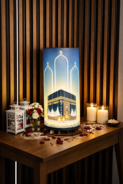 OMATEK SMART TECHNOLOGIES 🕋   Led Table Lamp with Kaaba and Minaret Silhouet...