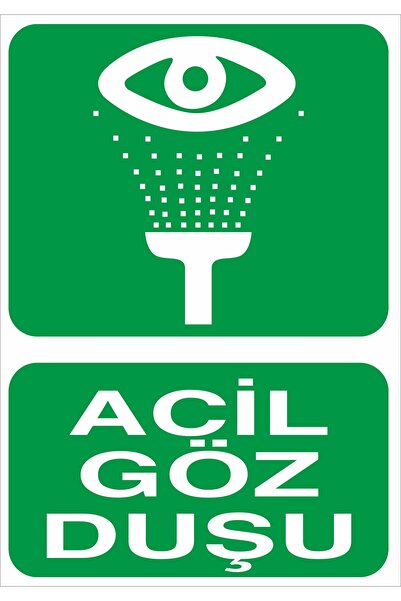 otovoo Acil Göz Duşu 25x35cm 3mm Dekota
