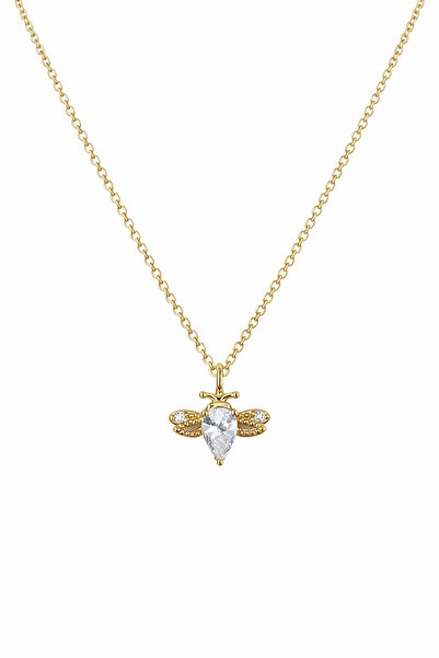 Sade Accessory Taş Detaylı Arı Kolye