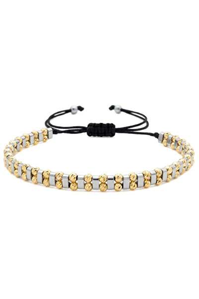 easyCTRL Ρυθμιζόμενο βραχιόλι, 5,5 mm, Universal Size, Ασημί-Χρυσό