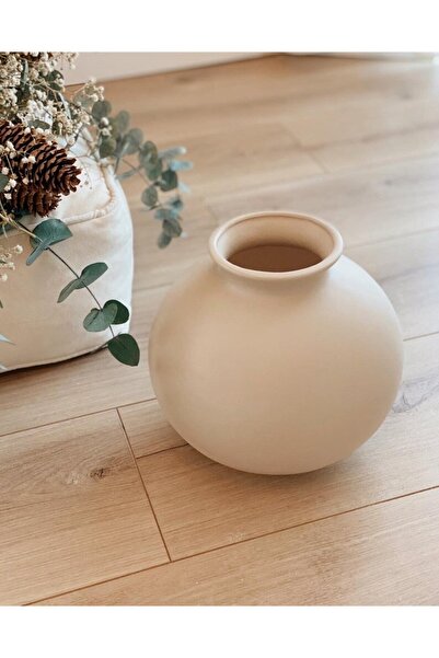 Hestia Home Large Globe Ceramic Vase