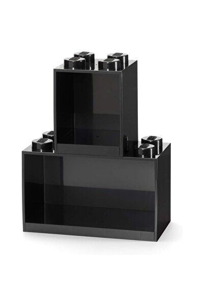 Room Copenhagen LEGO Raft Regal cu cărămizi 8+4, Set 41171733 (negru, 2 rafturi)