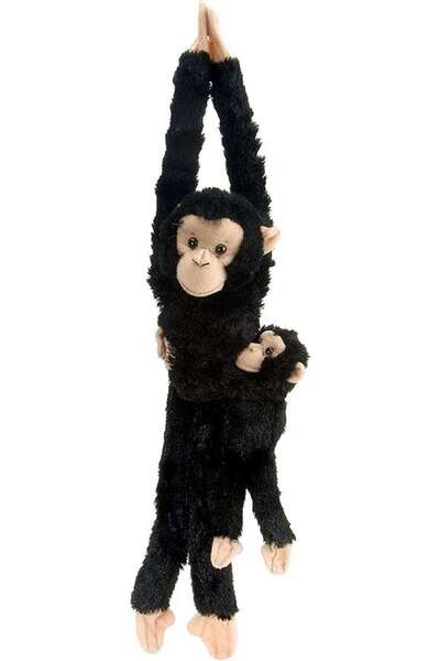 Wild Republic Maimuță agățată de cimpanzeu cu pui