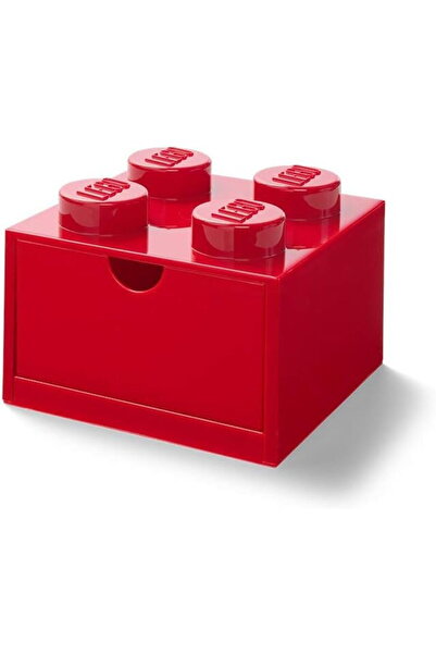 Room Copenhagen LEGO Desk Drawer 4 , storage box (red, knobs)