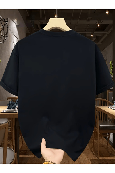 Genel Markalar Dağ Tasarım Baskılı Premium Oversize T-shirt