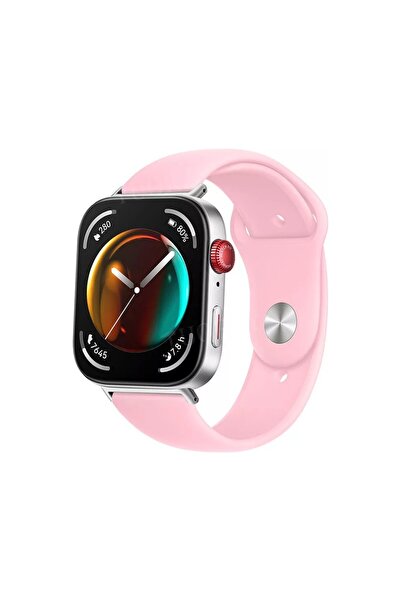 SilverCars Huawei Watch Fit 3 & Fit 4 Uyumlu Yumuşak Silikon Spor Saat Kordonu