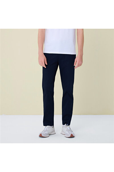 Giordano بنطلون كاكي رجالي خفيف بقصة ضيقة وخصر منخفض